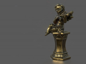 ANGEL WITH VIOLIN Modelo 3D