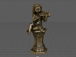 ANGEL WITH VIOLIN 3D Model