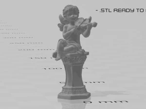 ANGEL WITH VIOLIN 3D Model