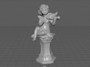 ANGEL WITH VIOLIN 3D Model
