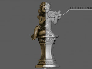 ANGEL WITH VIOLIN 3D Model