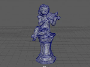 ANGEL WITH VIOLIN 3D Model