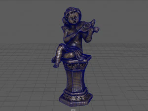 ANGEL WITH VIOLIN 3D Model