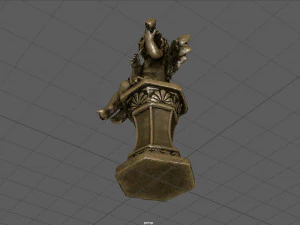 ANGEL WITH VIOLIN 3D Model