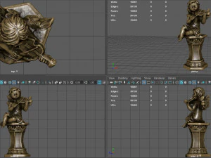 ANGEL WITH VIOLIN 3D Model