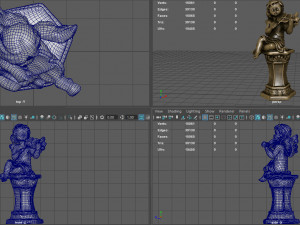 ANGEL WITH VIOLIN Modelo 3D