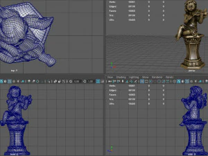 ANGEL WITH VIOLIN 3D Model