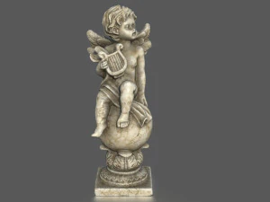 ANGELO CON ARPA Modello 3D