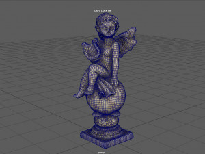 ANGEL WITH HARP 3D 模型