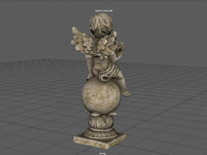 ANGEL WITH HARP 3D 模型