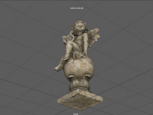ANGEL WITH HARP 3D 模型