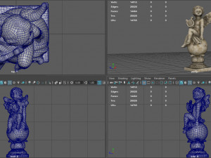 ANGEL WITH HARP 3D 模型