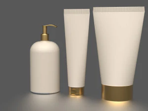 Lattine per cosmetici Modello 3D