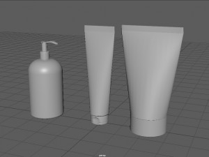 Cans For Cosmetics 3D Модель