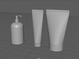 Lattine per cosmetici Modello 3D