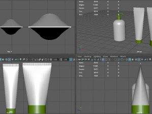 Lattine per cosmetici Modello 3D