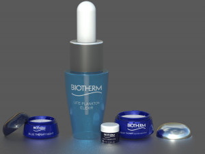 Blue Therapy Cream 3D Model