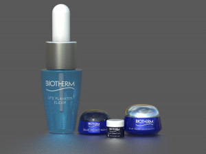 Blue Therapy Cream Model 3D