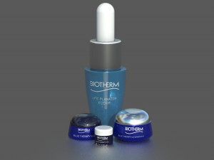 Blue Therapy Cream Model 3D