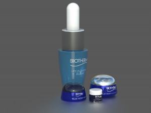 Blue Therapy Cream Model 3D