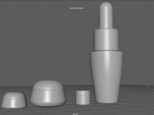 Blue Therapy Cream Model 3D