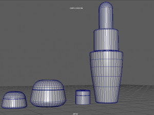 Blue Therapy Cream Model 3D