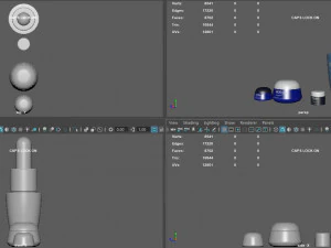 Blue Therapy Cream 3D Model