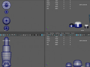 Blue Therapy Cream Model 3D