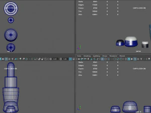 Blue Therapy Cream 3D Model