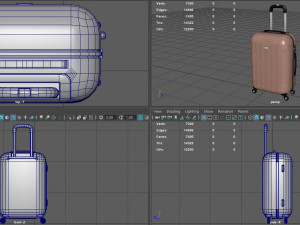 Suitcase 3D Model