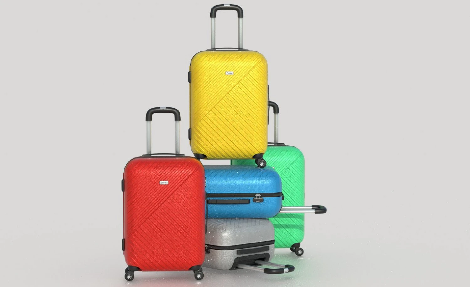 SUITCASE 2 3D Model .c4d .max .obj .3ds .fbx .stl .blend 