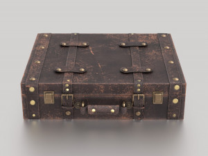 Vintage Suitcase Modello 3D