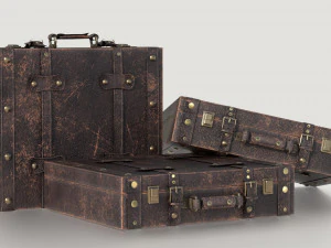 Vintage Suitcase 3D Model