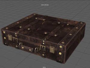 Vintage Suitcase Modello 3D
