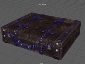 Vintage Suitcase 3D Model