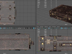 Vintage Suitcase 3D Model