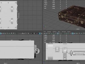 Vintage Suitcase 3D Model