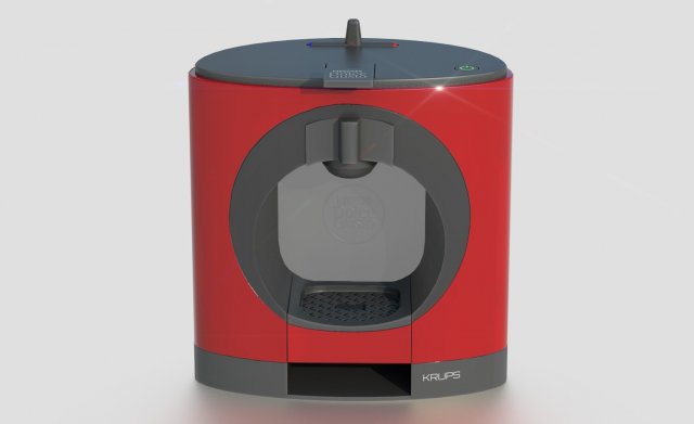 Coffee Maker 3D Model .c4d .max .obj .3ds .fbx .stl .blend 