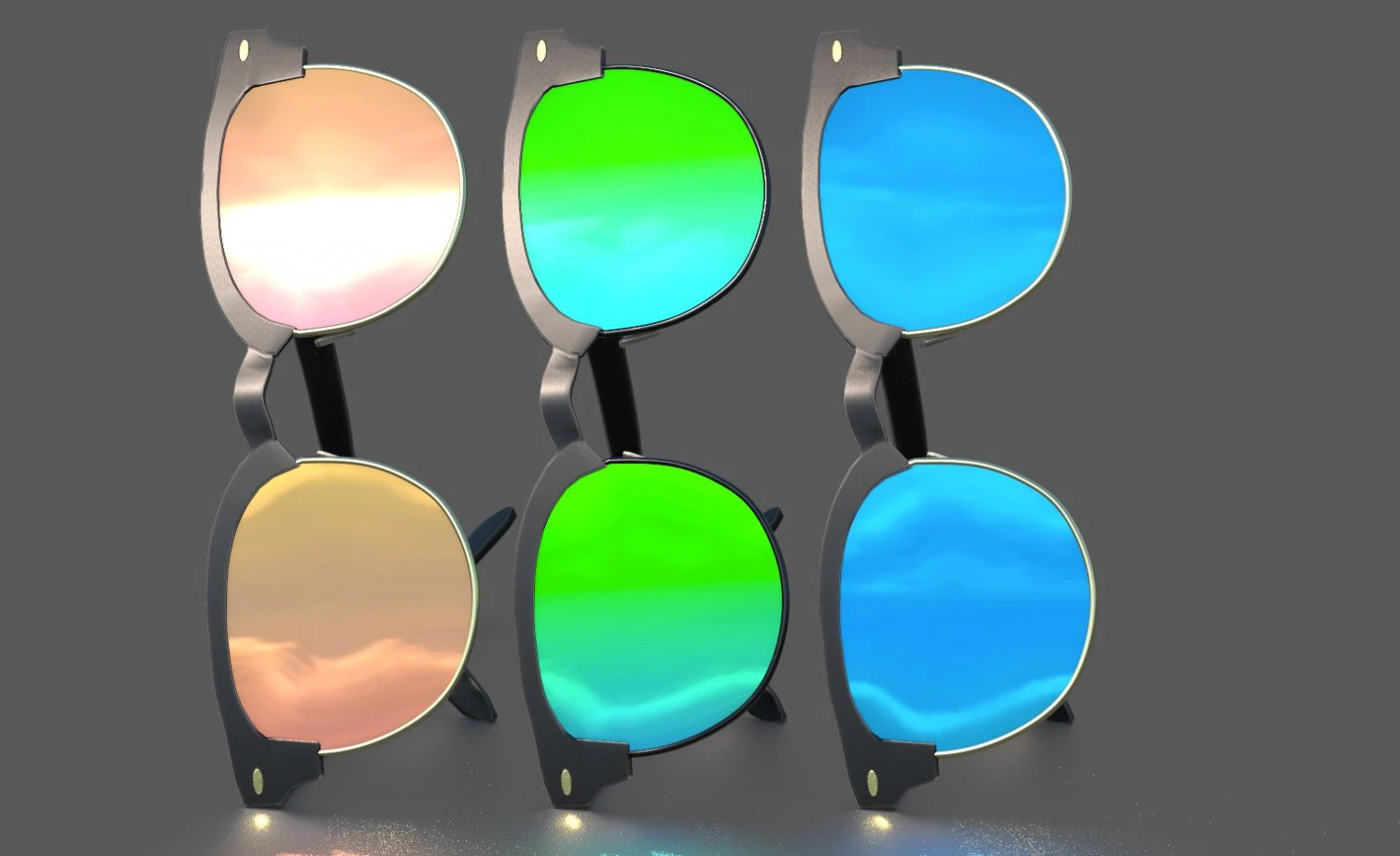 Sunglasses 3D Model .c4d .max .obj .3ds .fbx .stl .blend