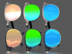 Occhiali da sole Modello 3D