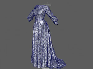 WEDDING DRESS 3D Model