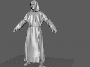 Possessed Monk 3D Model
