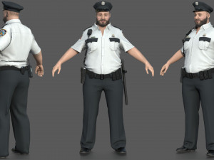 Police Officer 2 3D Model