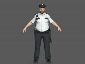 Police Officer 2 3D Model