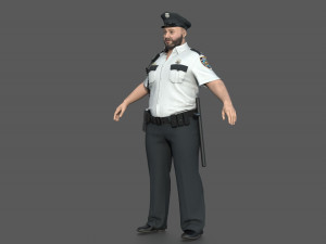 Police Officer 2 3D Model