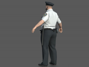 Police Officer 2 3D Model