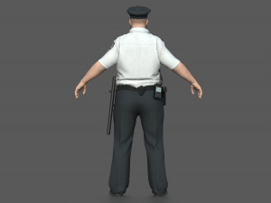 Police Officer 2 3D Model