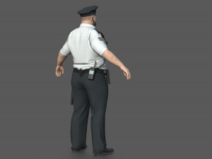 Police Officer 2 3D Model