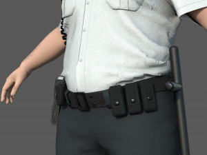 Police Officer 2 3D Model