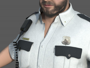 Police Officer 2 3D Model
